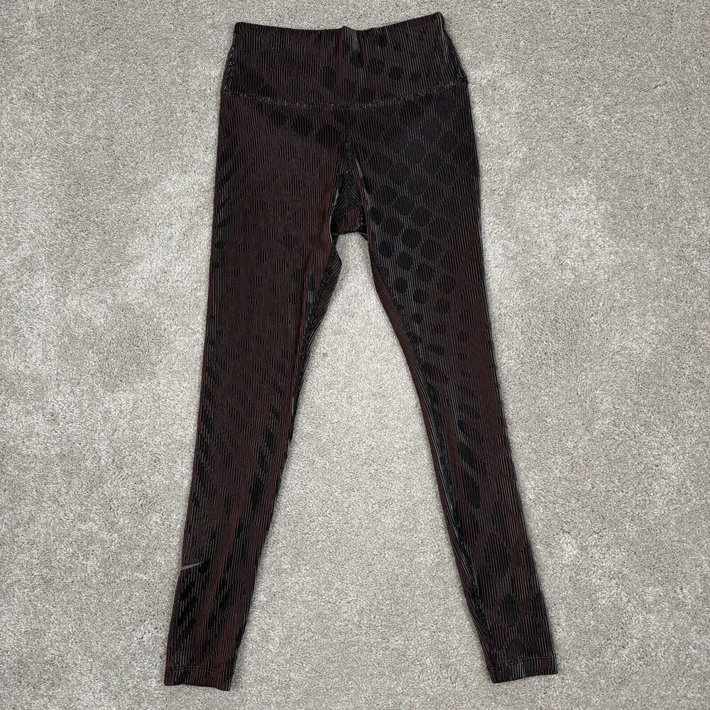 Nike Womens Epic Lux Running Division 7/8 Tight Fit Leggings Sz S Multicolor Red